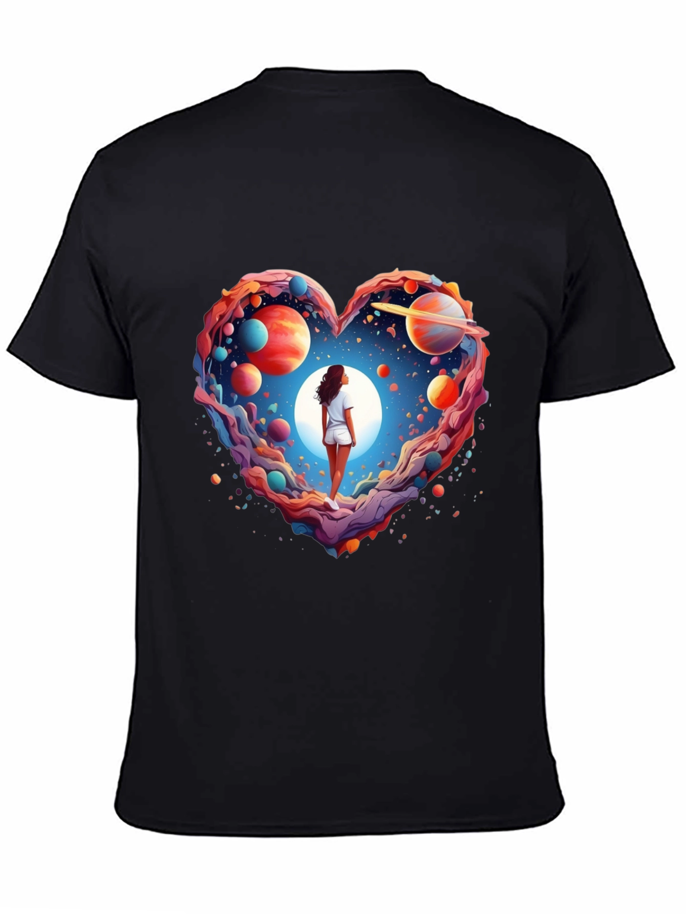 Cosmic Love Heart Graphic Tee