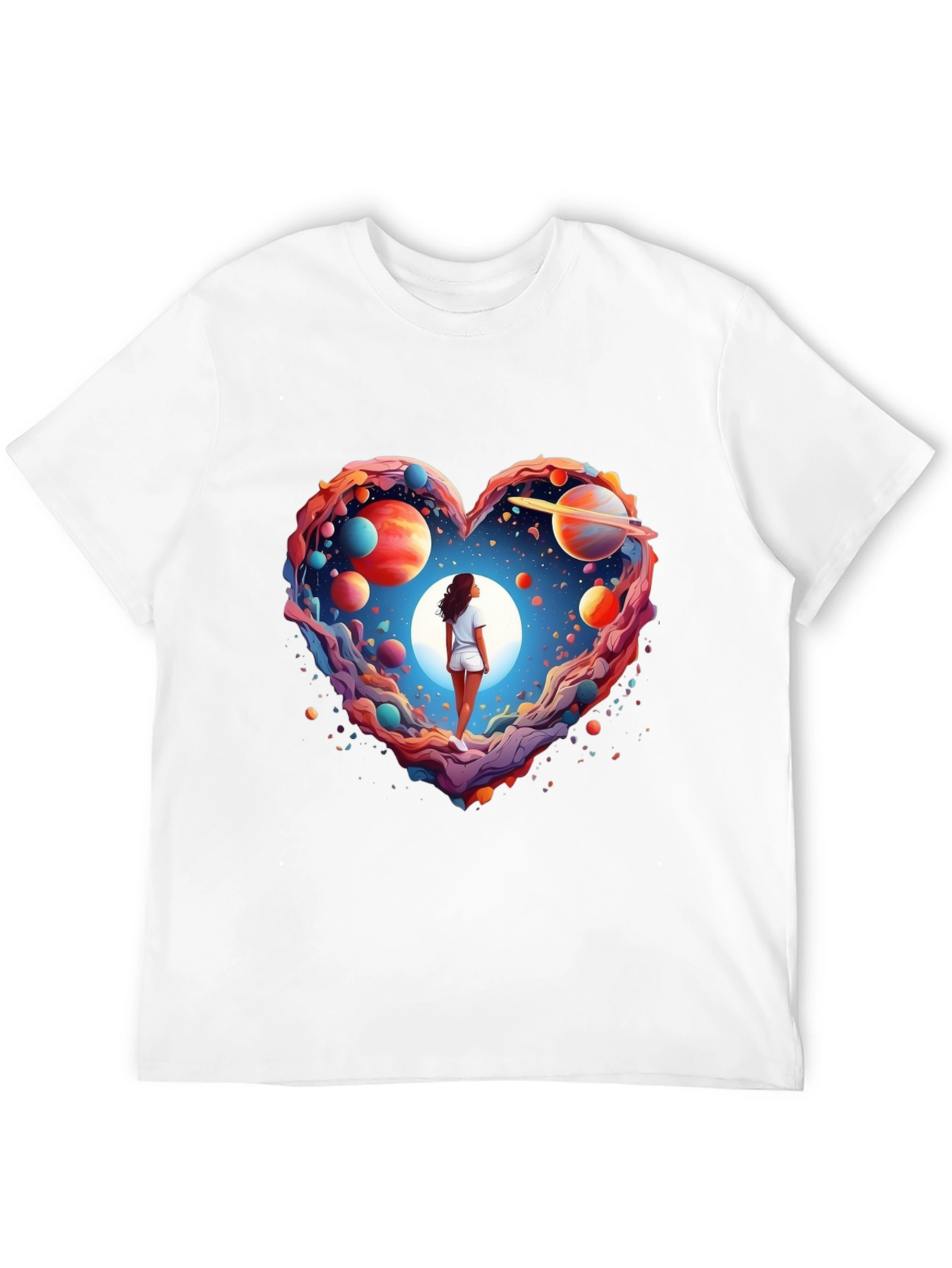 Cosmic Love Heart Graphic Tee