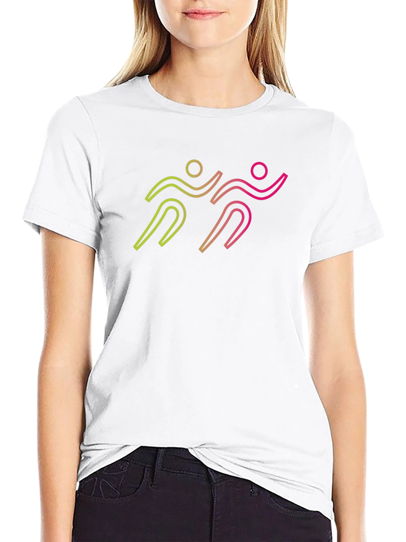 Runner Graphic Tee - Neon Style