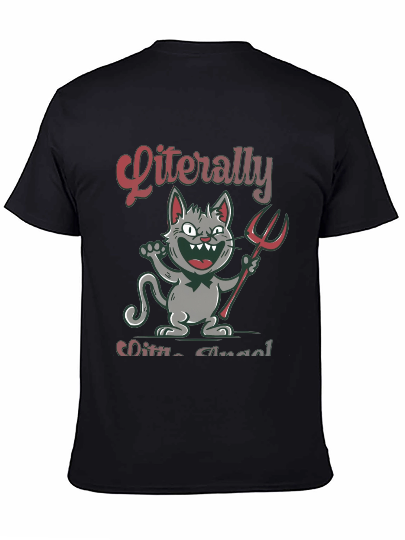 Literally Little Angel Devil Cat T-Shirt