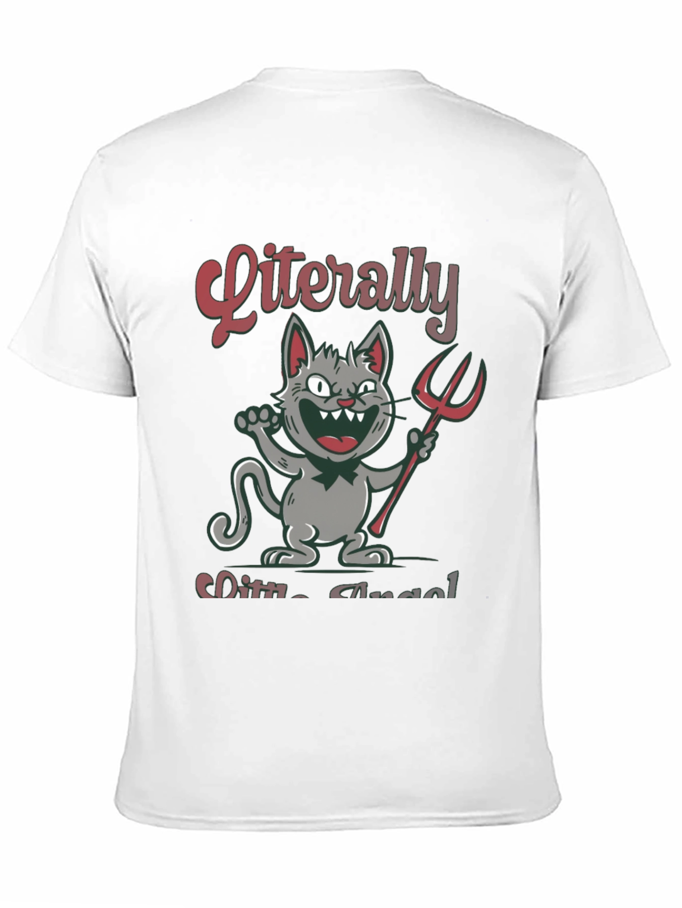 Literally Little Angel Devil Cat T-Shirt