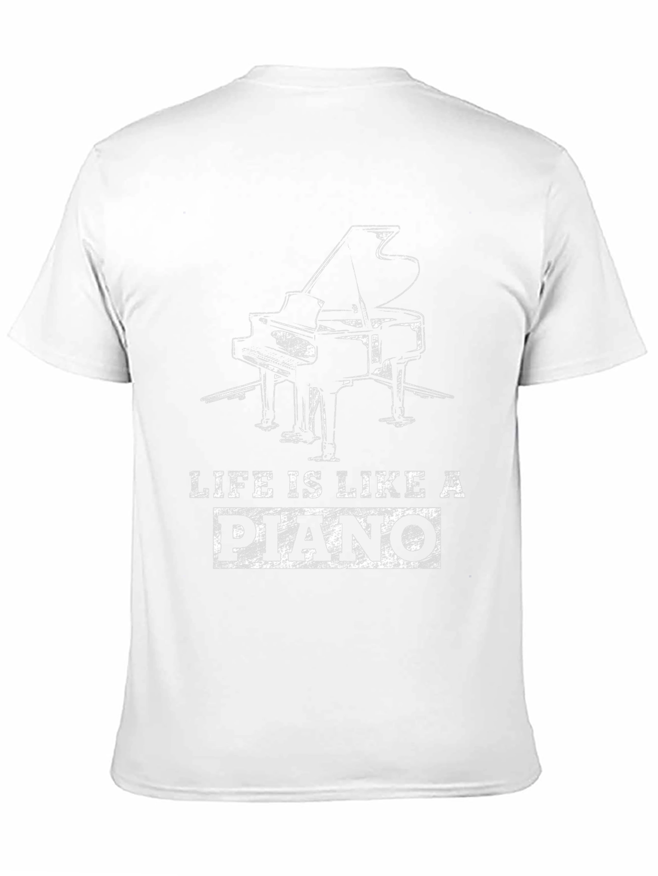 Life is Like a Piano Graphic T-Shirt