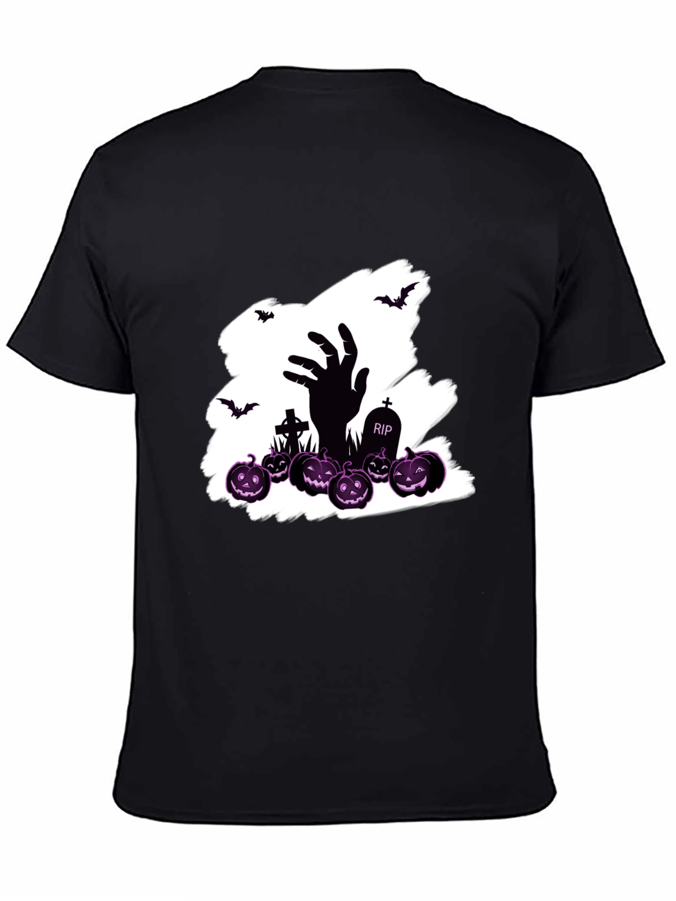 Halloween Zombie Hand Pumpkin T-Shirt