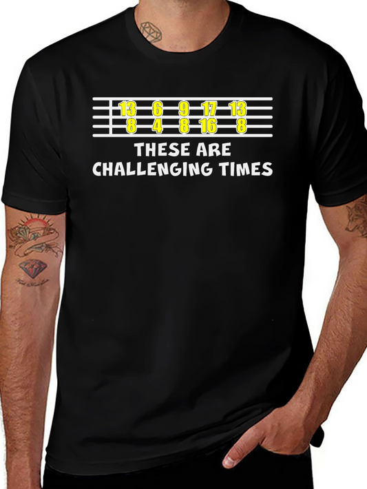 Challenging Times Guitar Chord T-Shirt