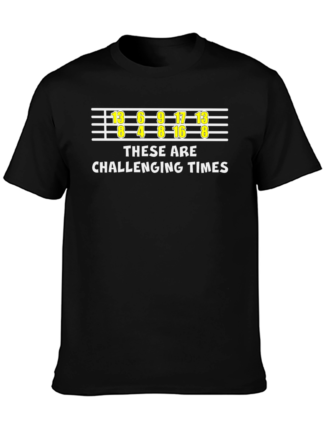 Challenging Times Guitar Chord T-Shirt