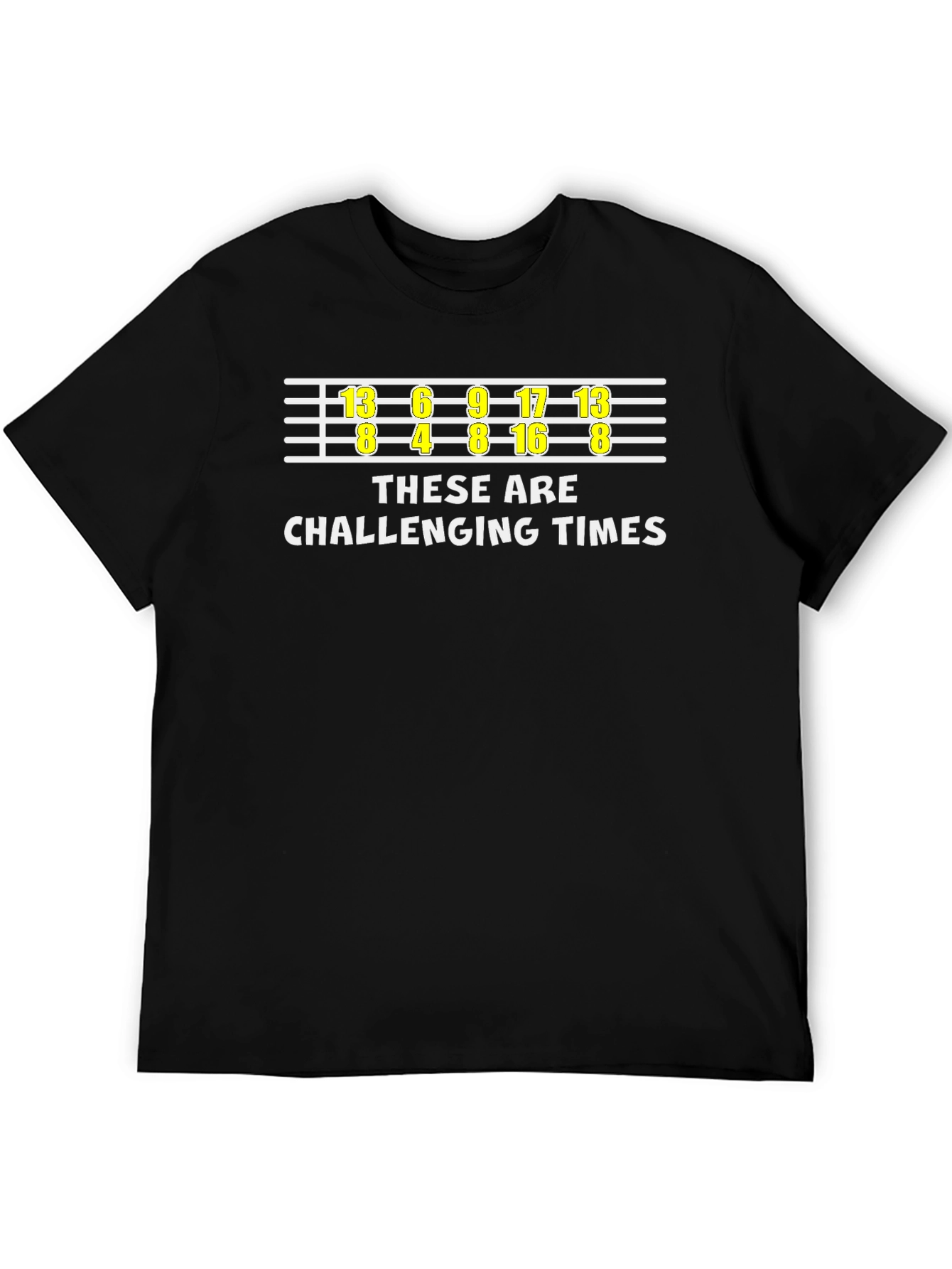 Challenging Times Guitar Chord T-Shirt