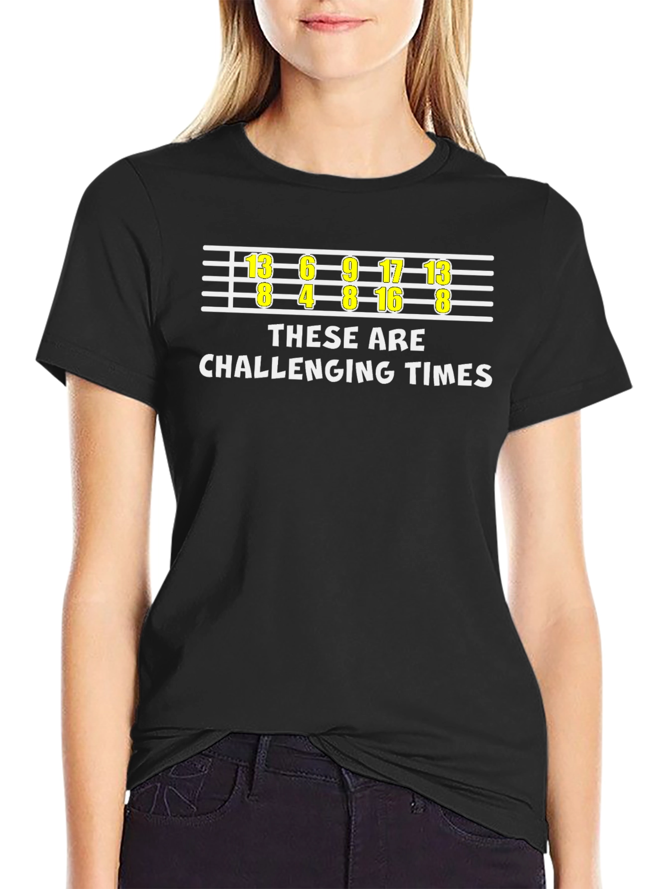 Challenging Times Guitar Chord T-Shirt