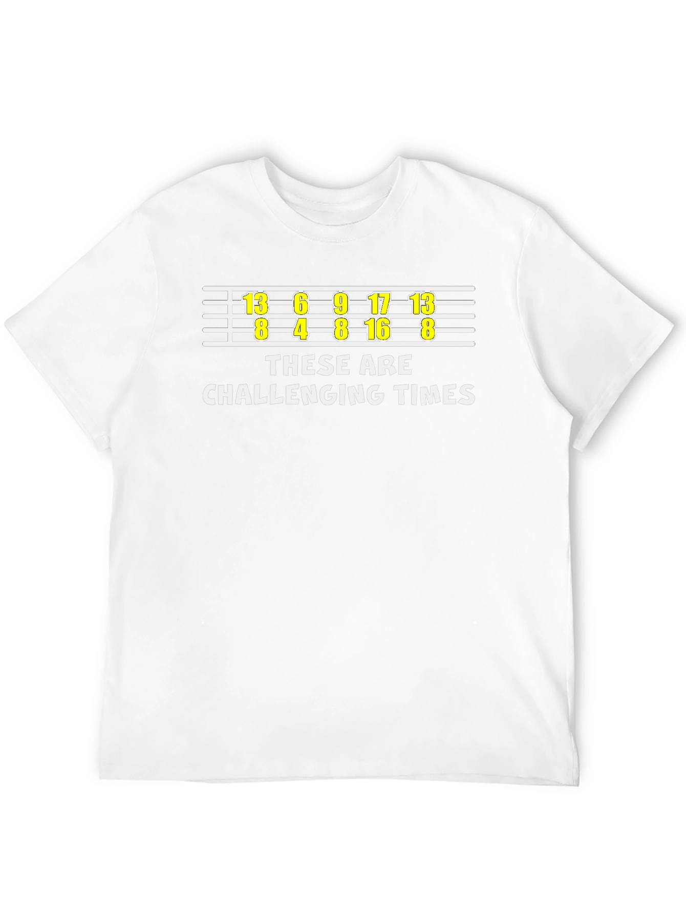 Challenging Times Guitar Chord T-Shirt