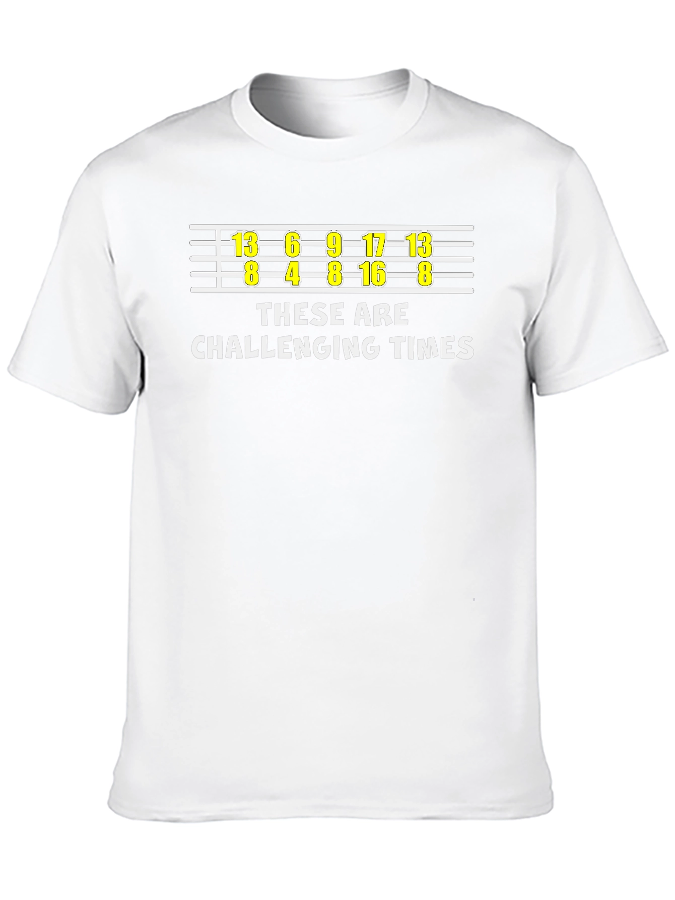 Challenging Times Guitar Chord T-Shirt