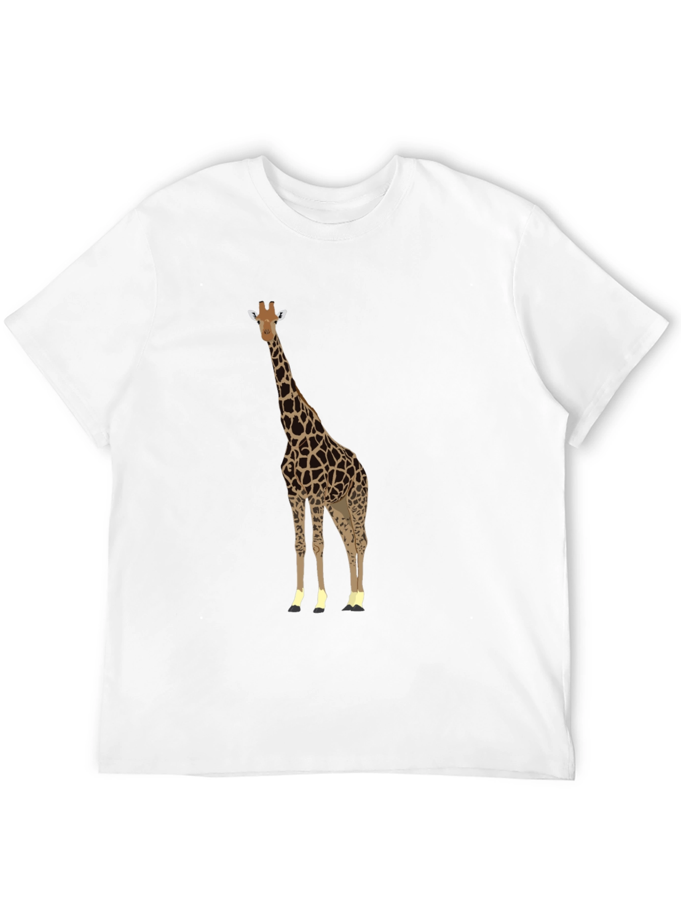 Giraffe Graphic Tee - Stylish Animal Print T-Shirt