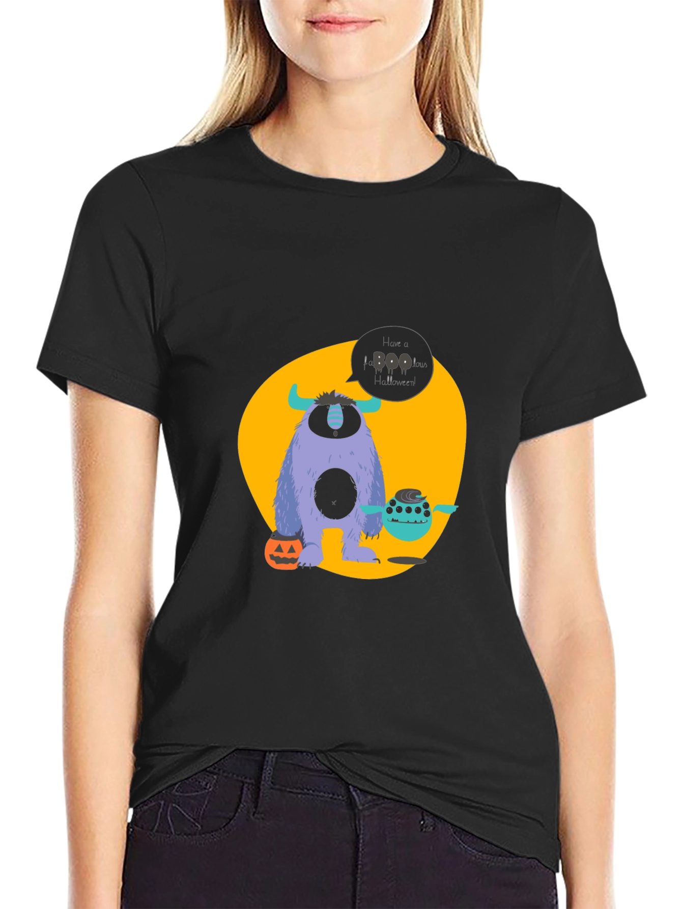 Halloween Monster T-Shirt - Boo Graphic Tee