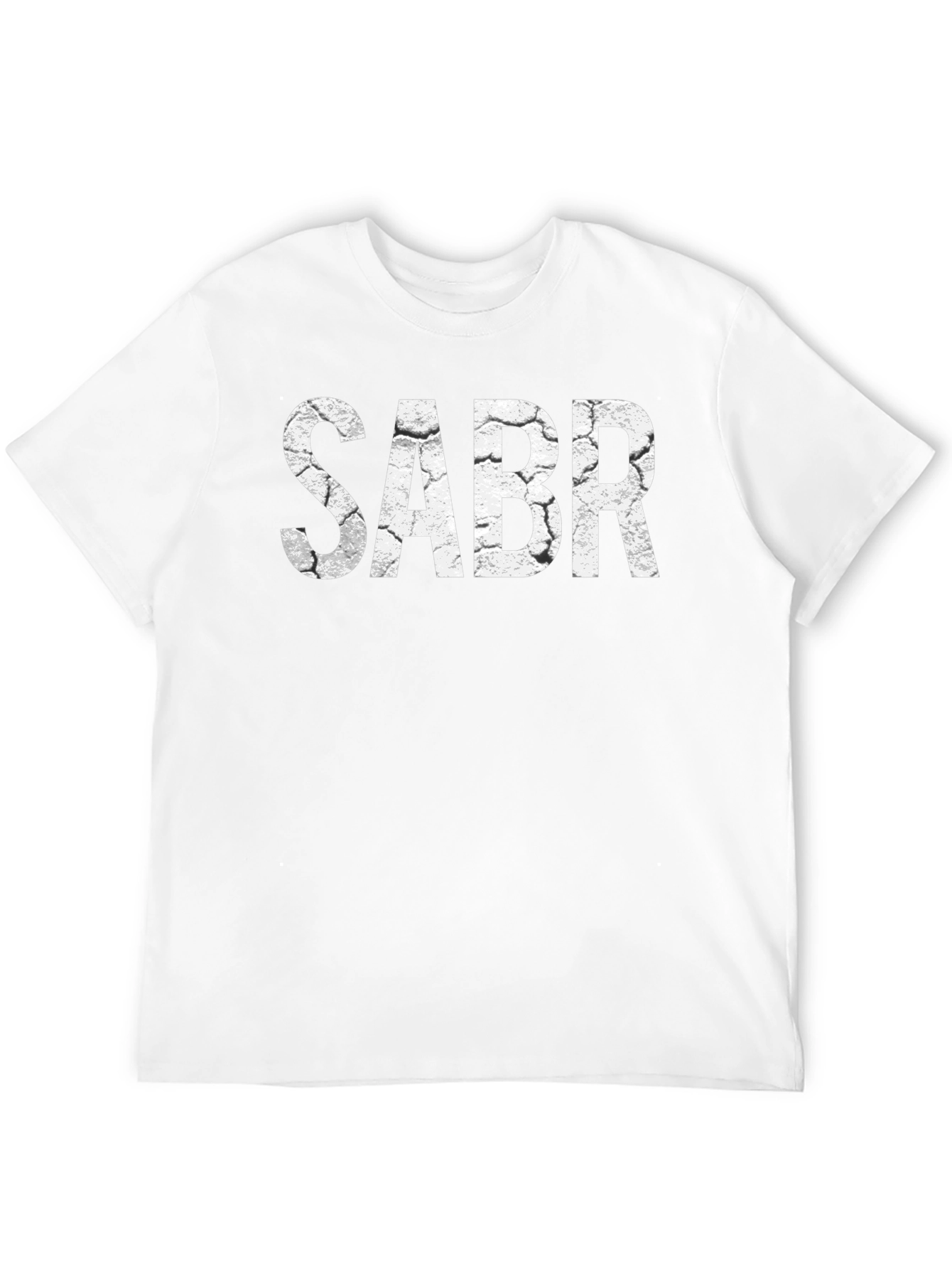 SABR Graphic Tee - Cracked Print T-Shirt