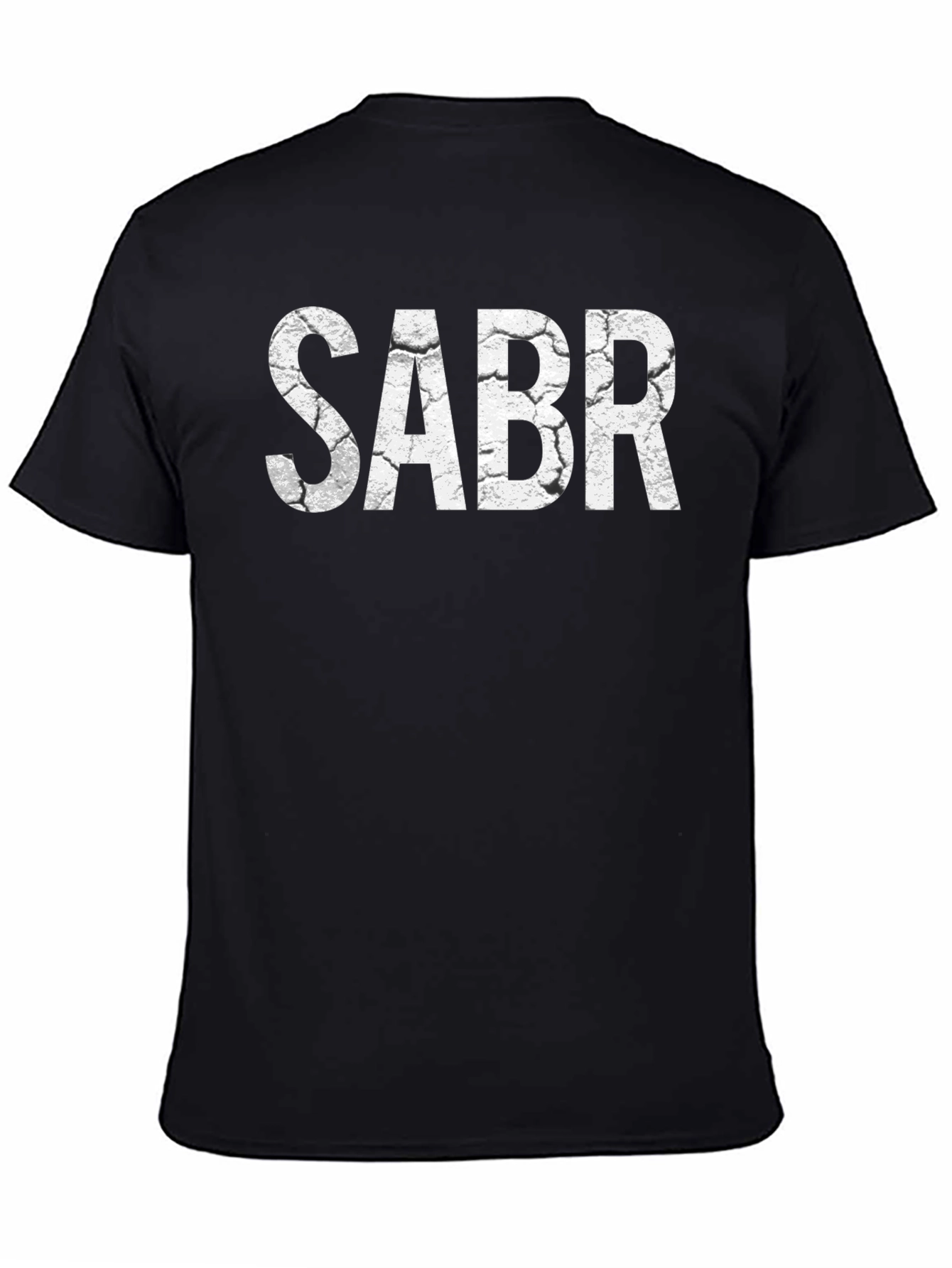 SABR Graphic Tee - Cracked Print T-Shirt