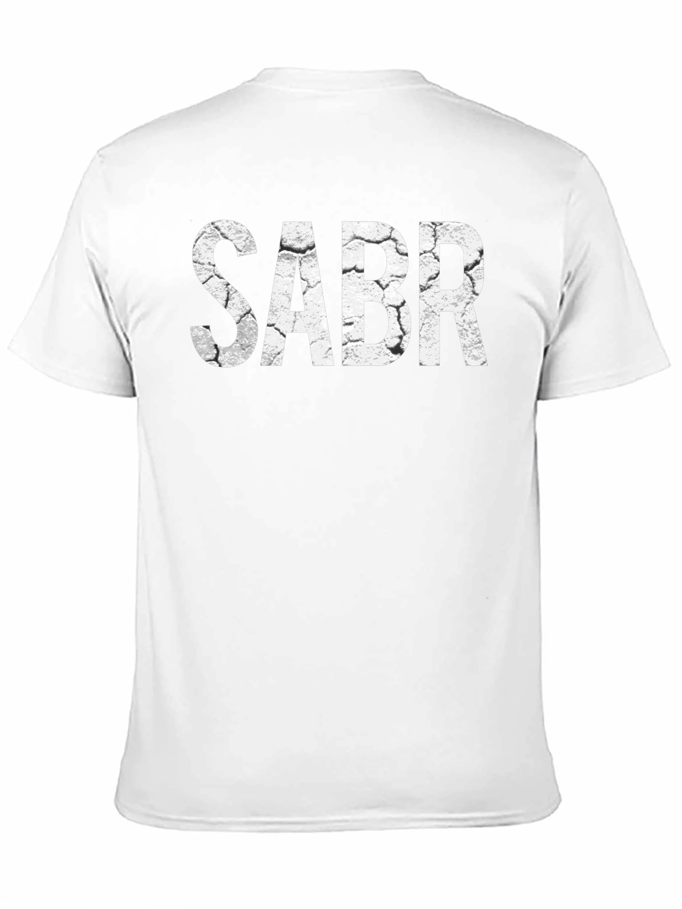 SABR Graphic Tee - Cracked Print T-Shirt