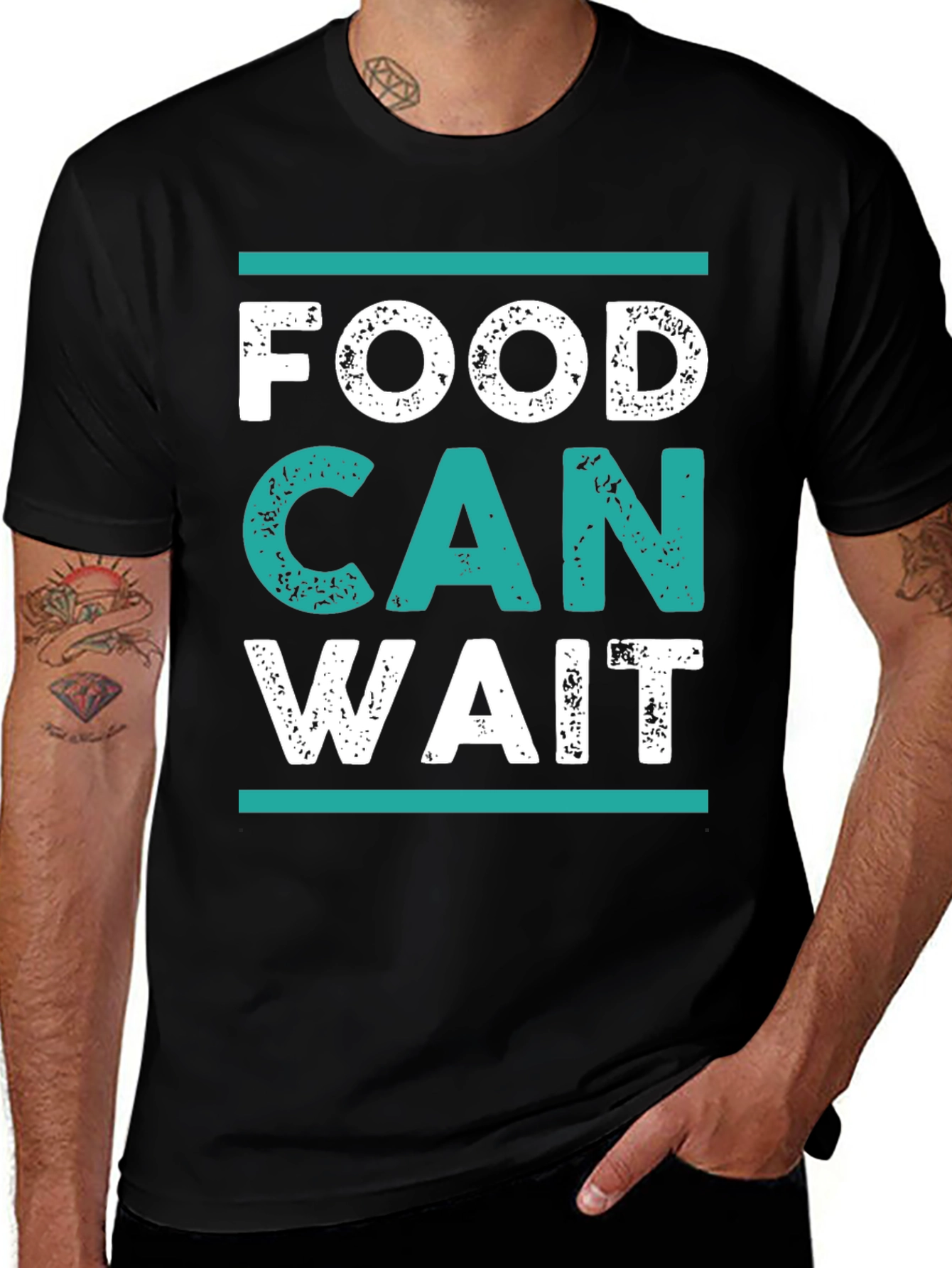 Food Can Wait Graphic T-Shirt