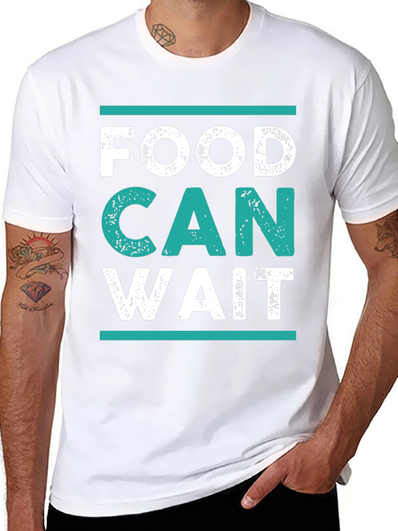 Food Can Wait Graphic T-Shirt