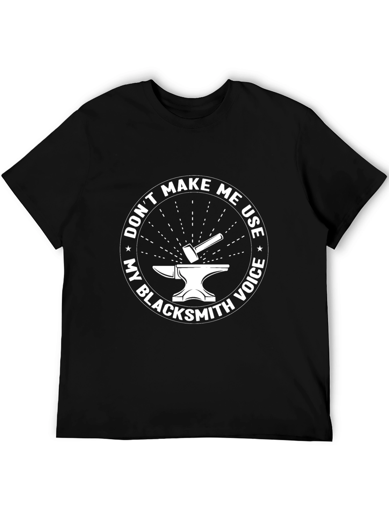Blacksmith Voice T-Shirt Funny Anvil Hammer Tee
