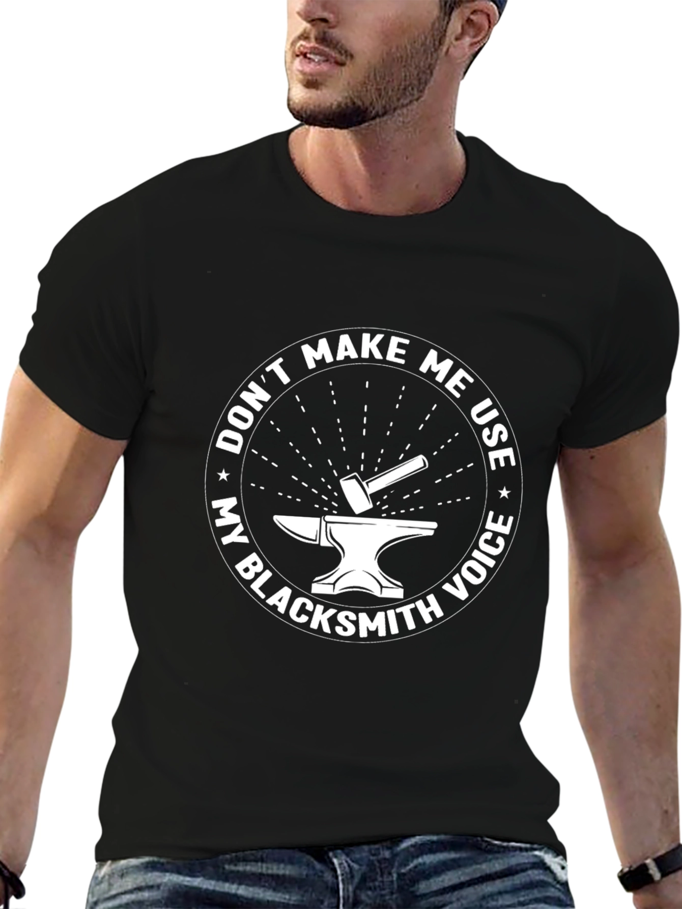 Blacksmith Voice T-Shirt Funny Anvil Hammer Tee