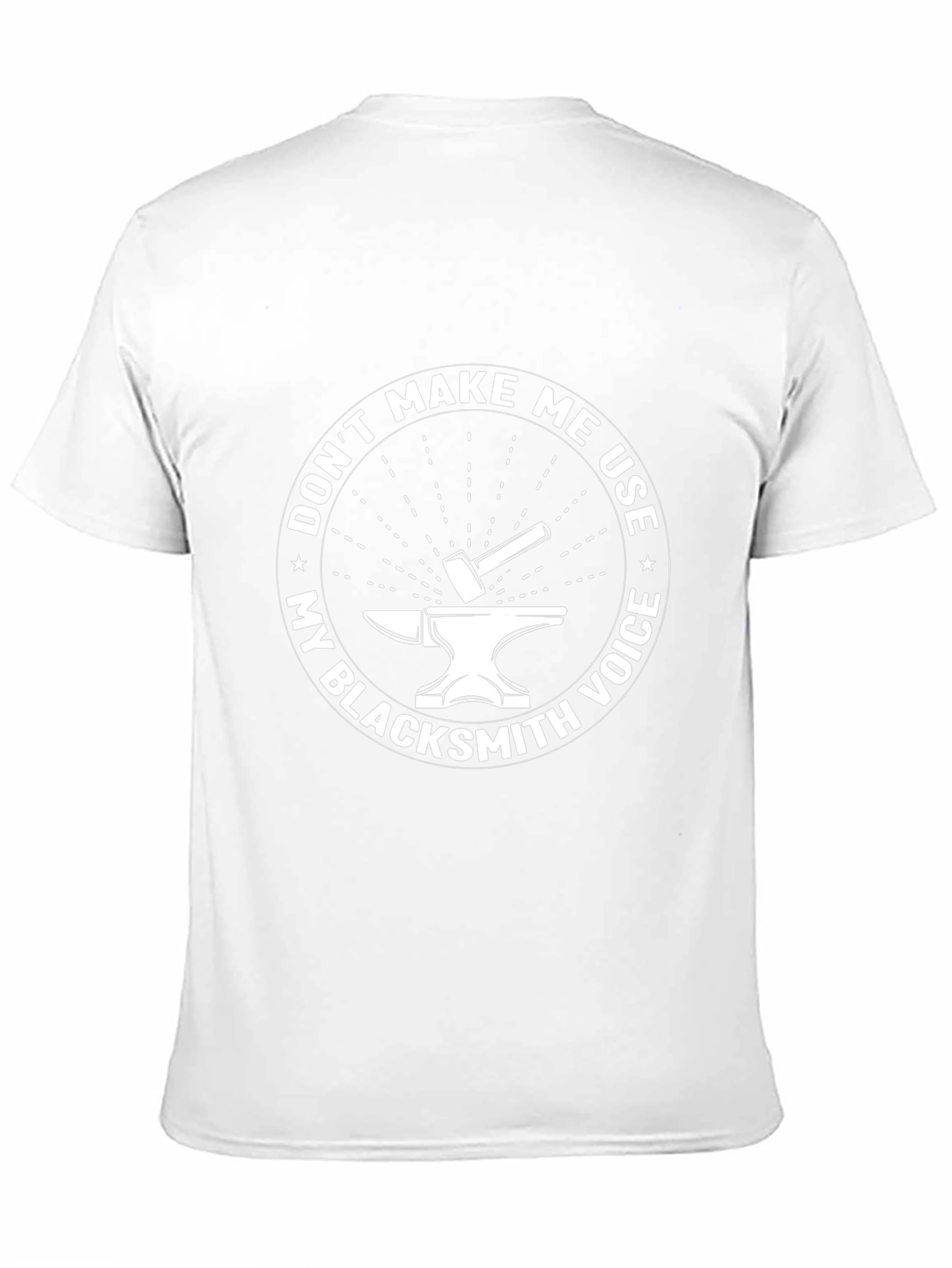 Blacksmith Voice T-Shirt Funny Anvil Hammer Tee