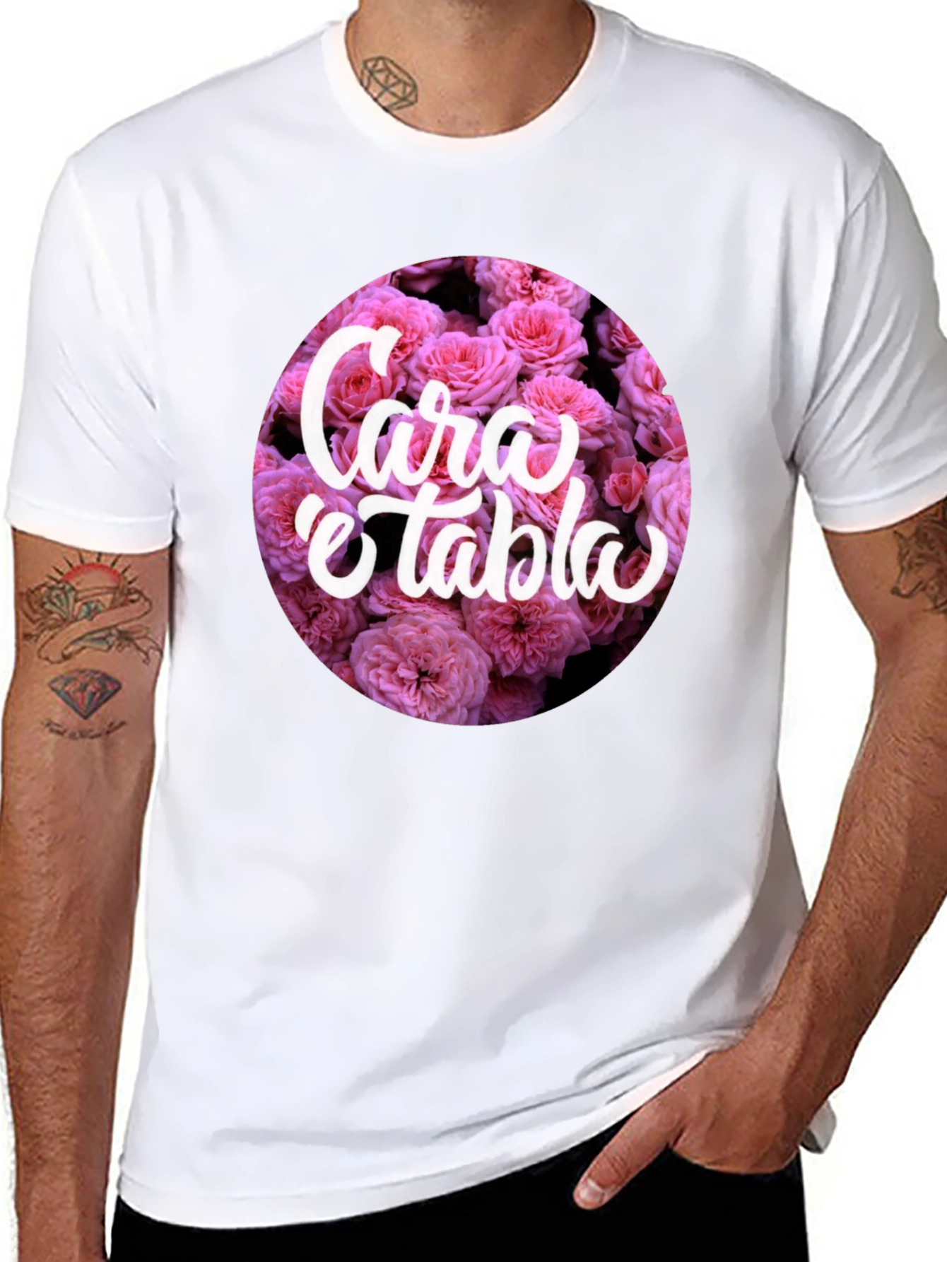 Cara e Tabla Floral Graphic Tee