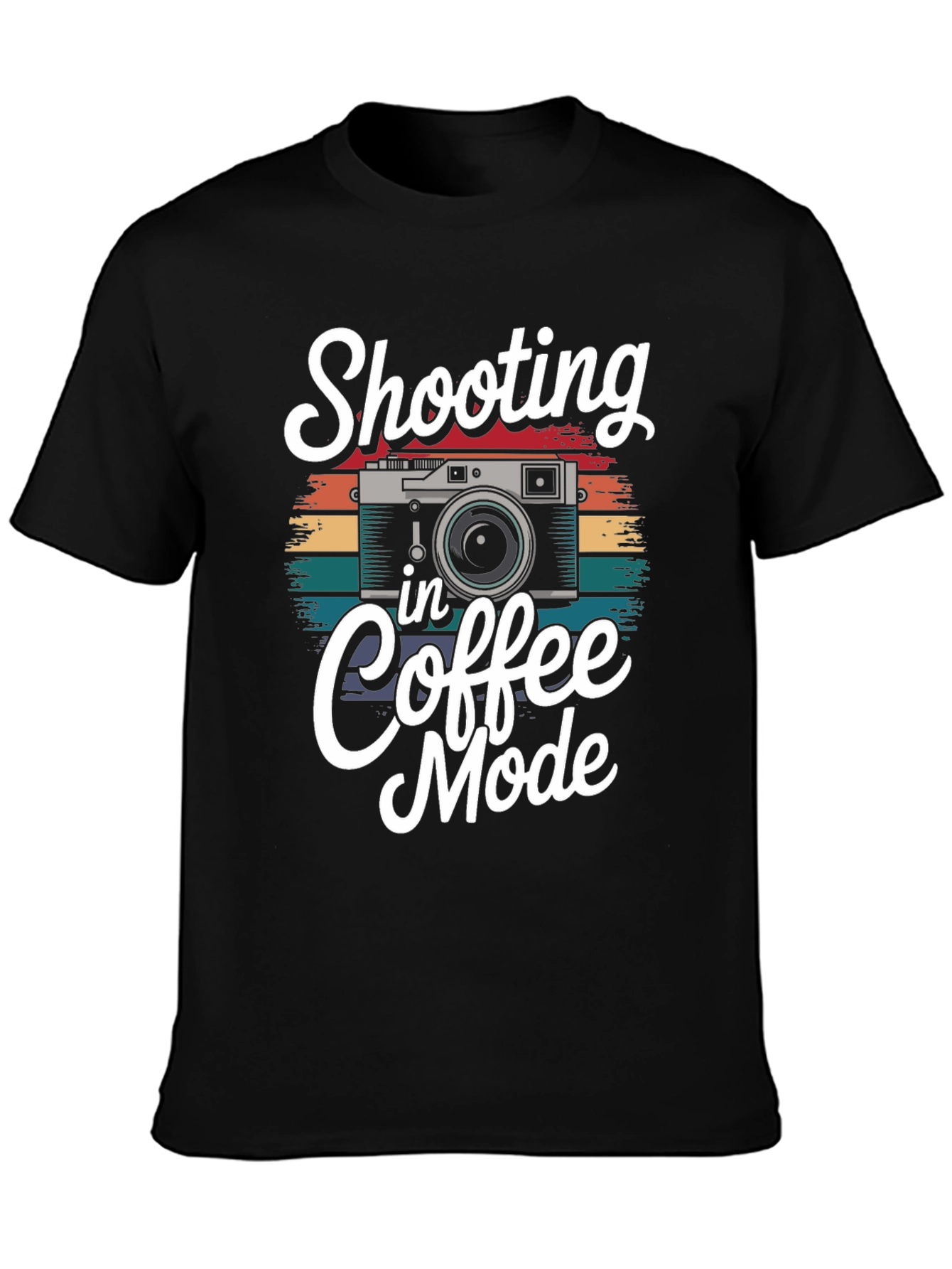 Shooting in Coffee Mode Graphic T-Shirt