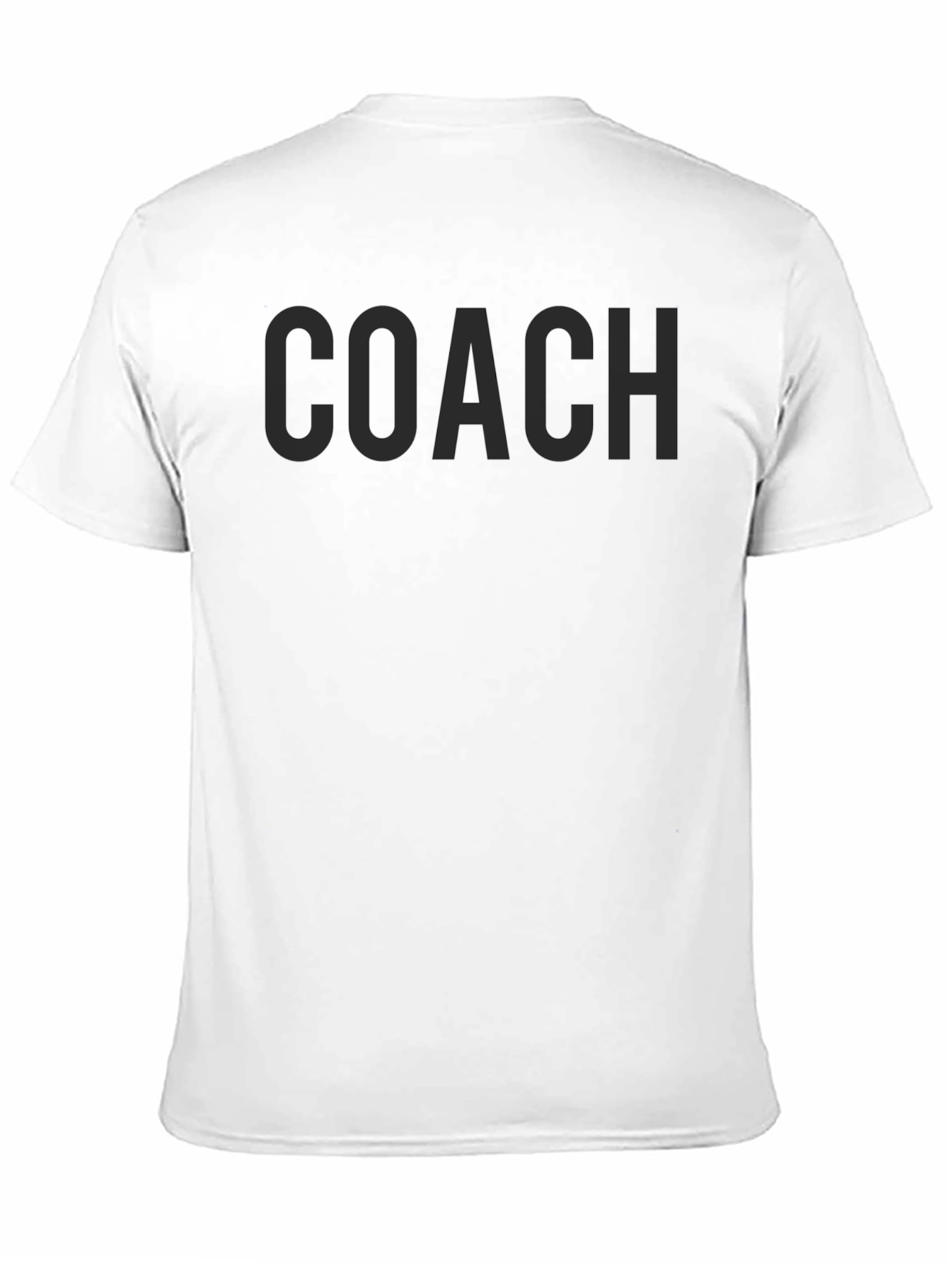 Coach T-Shirt - Simple Bold Statement Tee