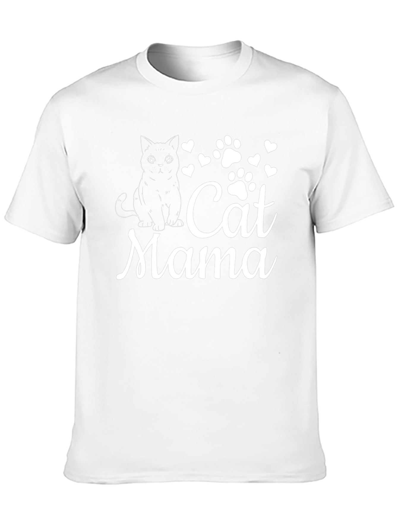 Cat Mama T-Shirt - Black Cat Lover Tee