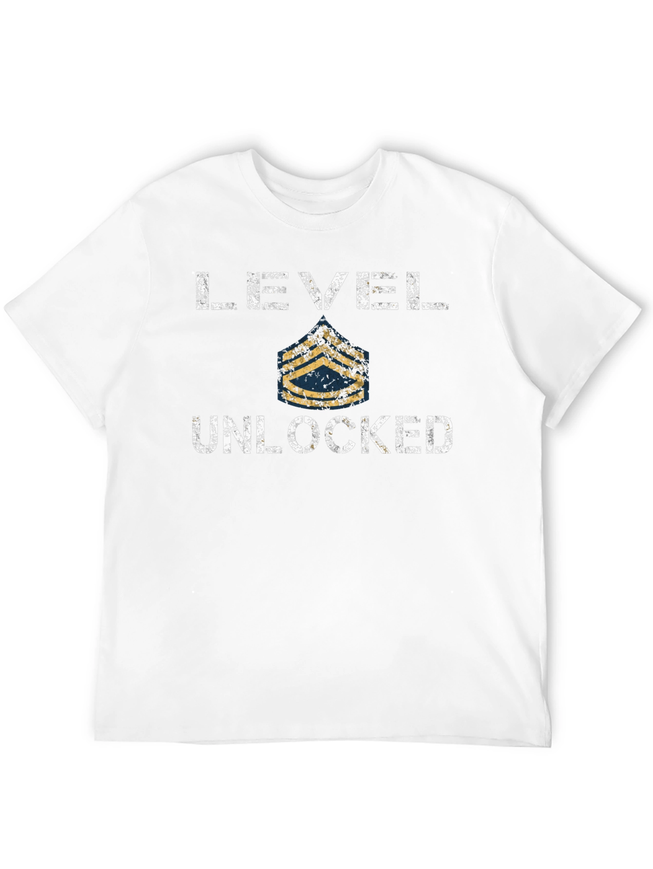 Level Unlocked T-Shirt - Military Sergeant Stripes
