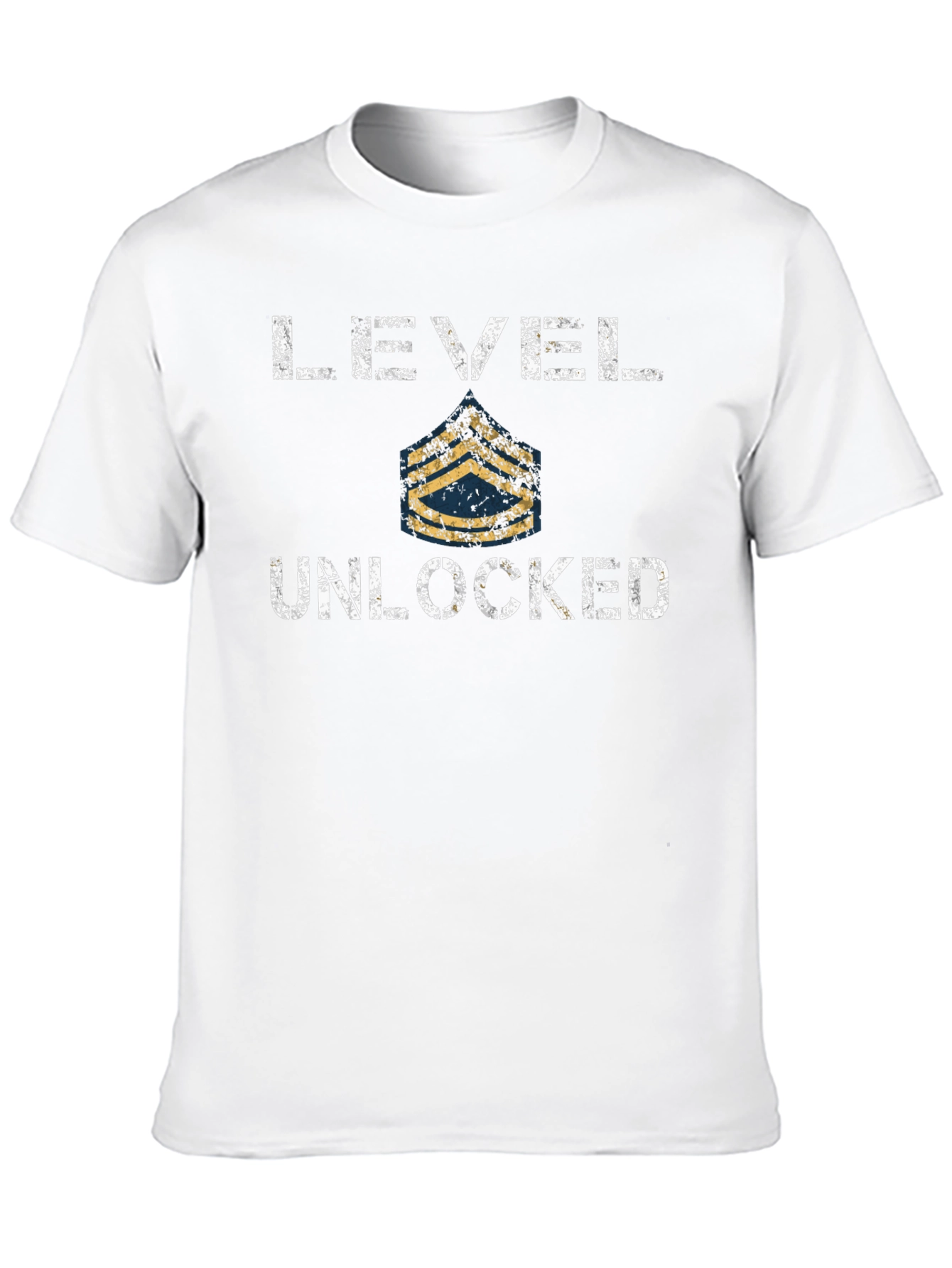 Level Unlocked T-Shirt - Military Sergeant Stripes