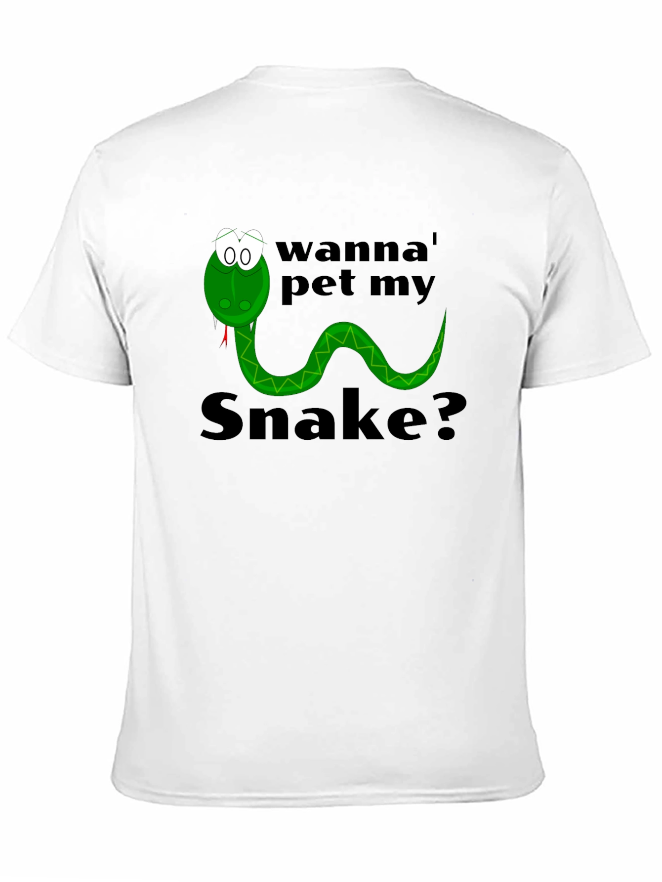Wanna Pet My Snake? Funny Graphic Tee