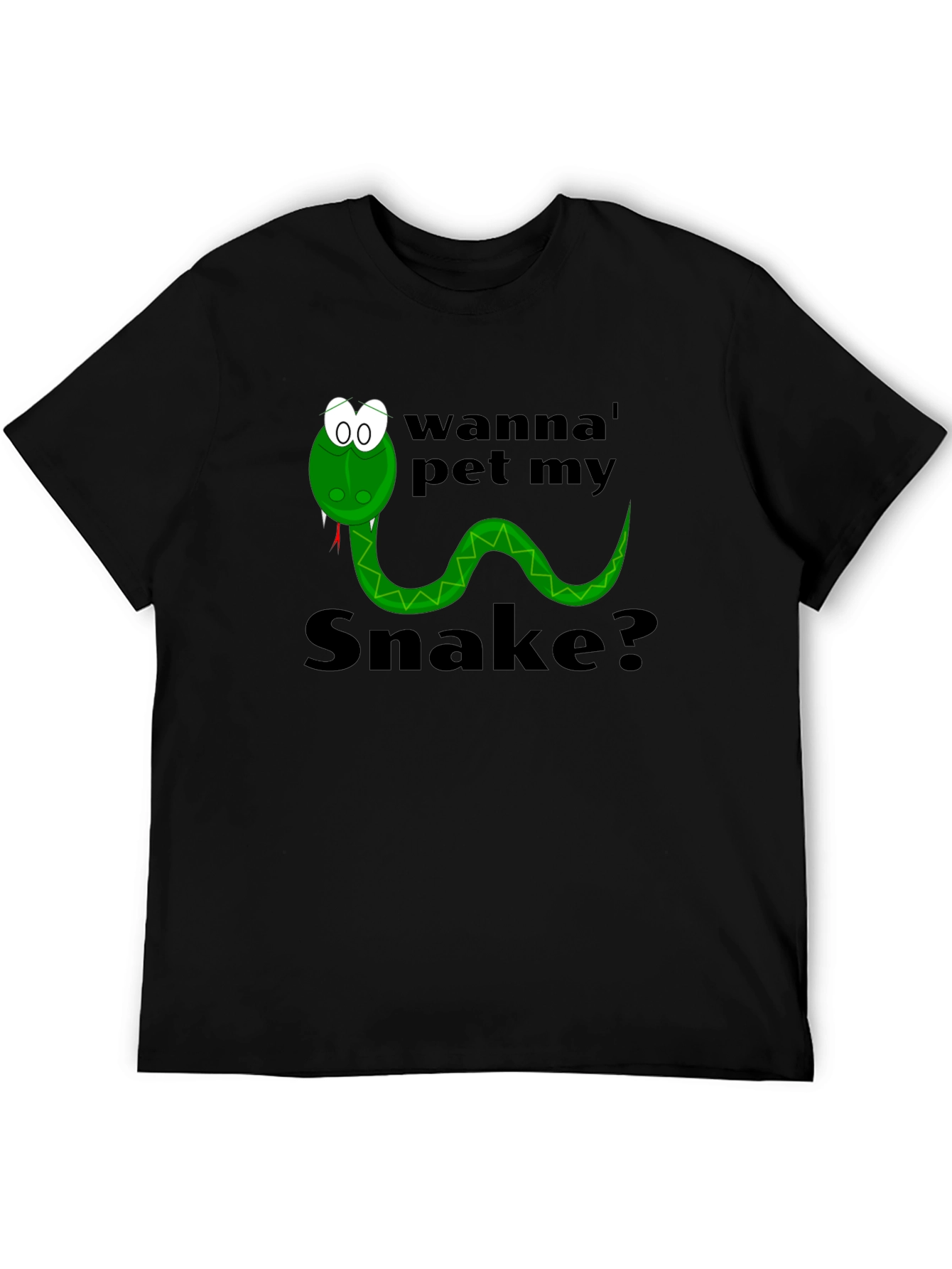 Wanna Pet My Snake? Funny Graphic Tee