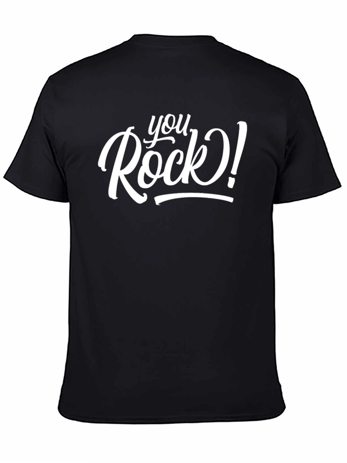 You Rock! Black Graphic T-Shirt