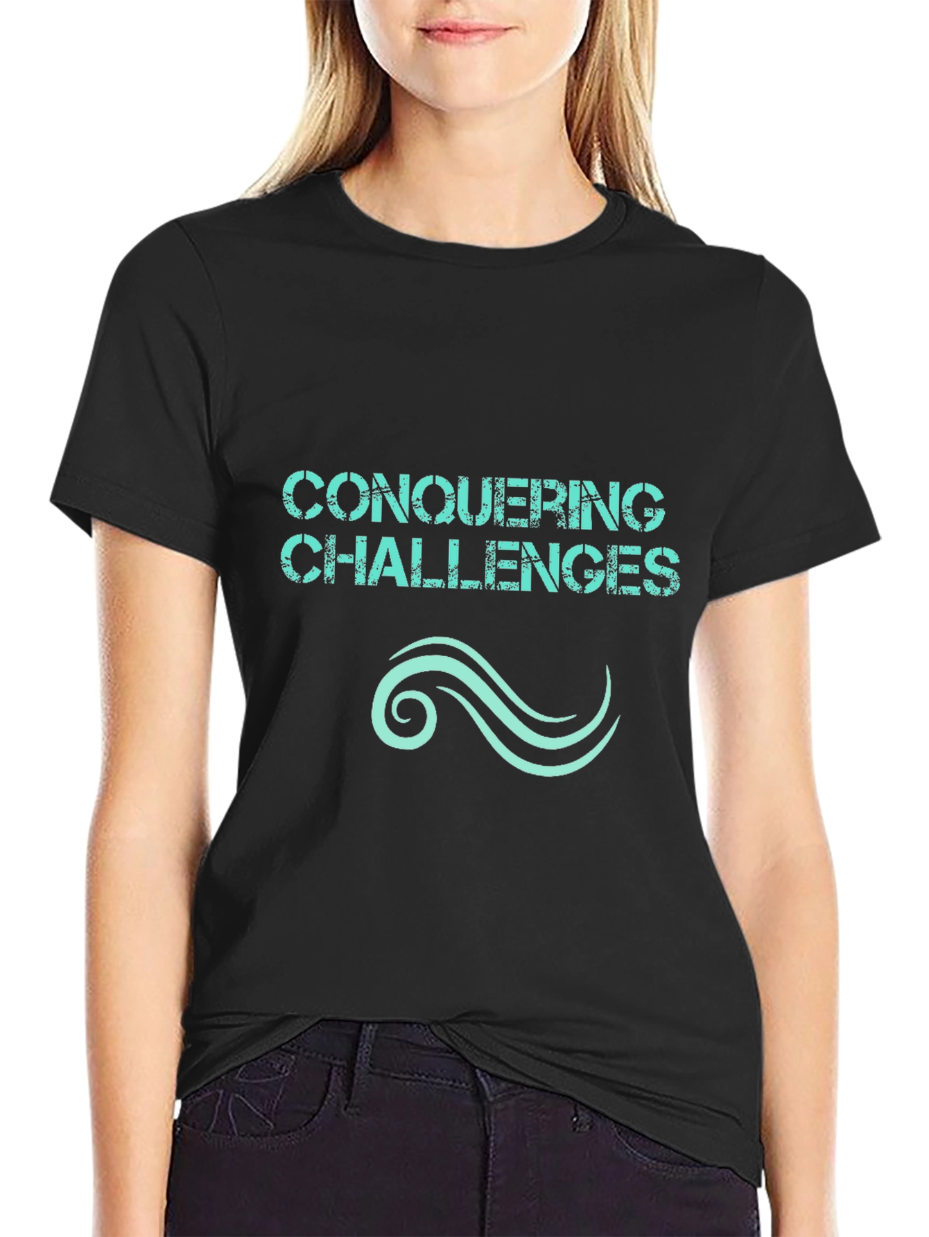Conquering Challenges Graphic T-Shirt