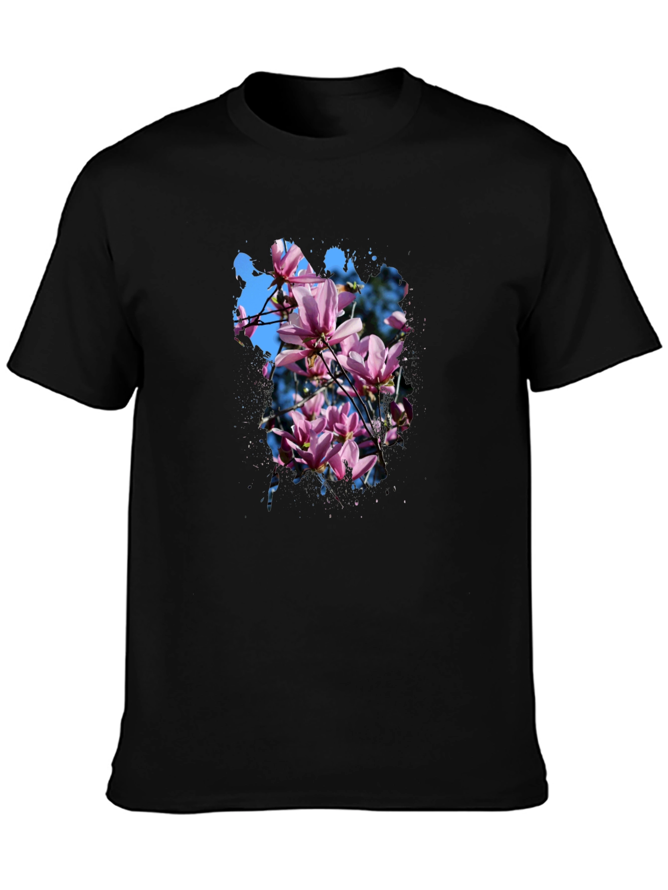 Floral Magnolia Blossom T-Shirt - Stylish Mens Tee