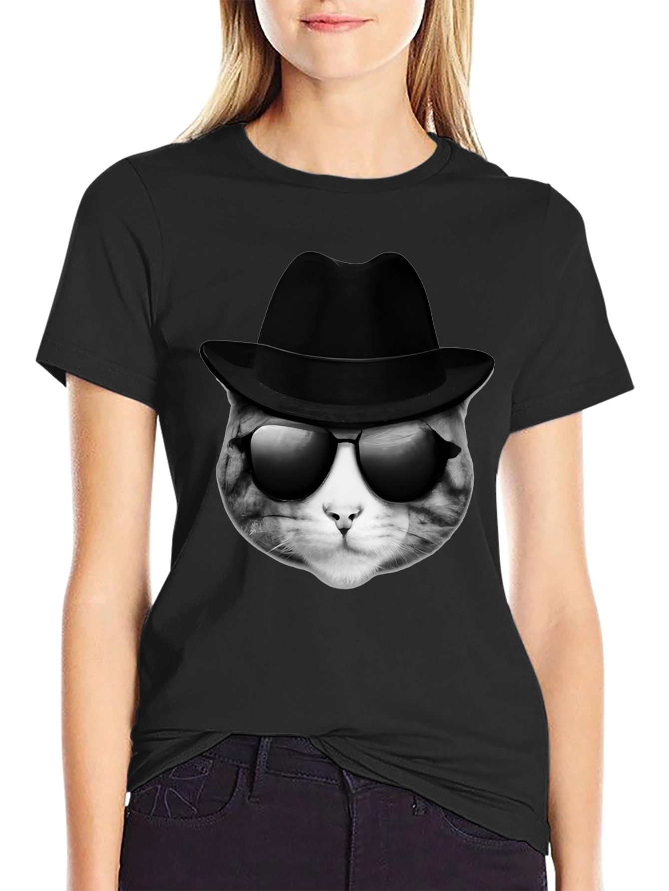 Cool Cat Detective T-Shirt