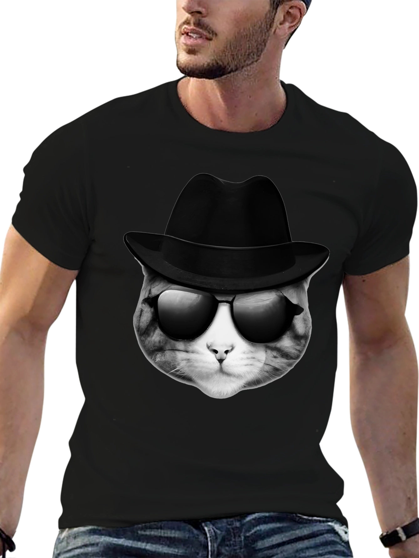 Cool Cat Detective T-Shirt