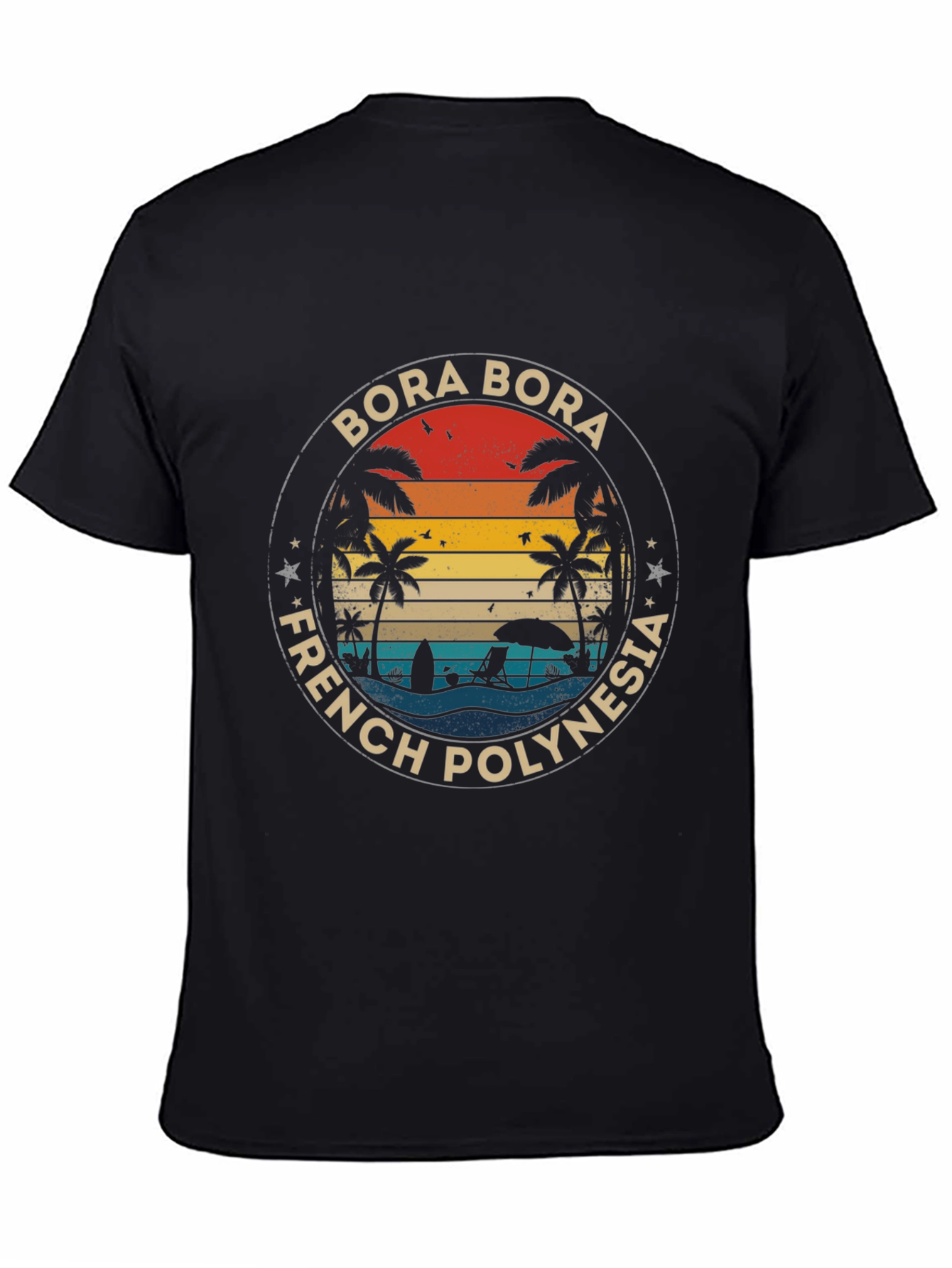 Bora Bora French Polynesia Retro T-Shirt