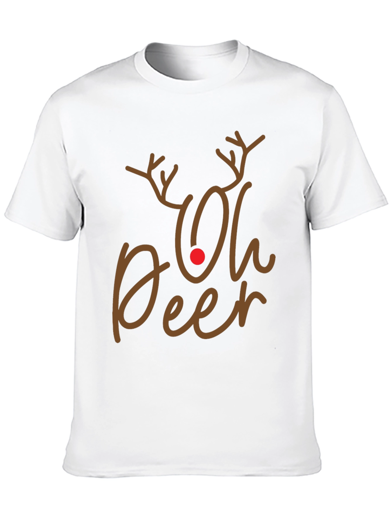 Oh Deer Christmas Graphic Tee - Holiday Season Shirt
