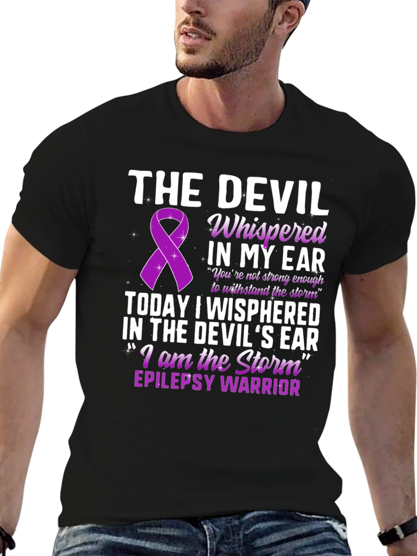 Epilepsy Warrior T-Shirt - The Devil Whispered