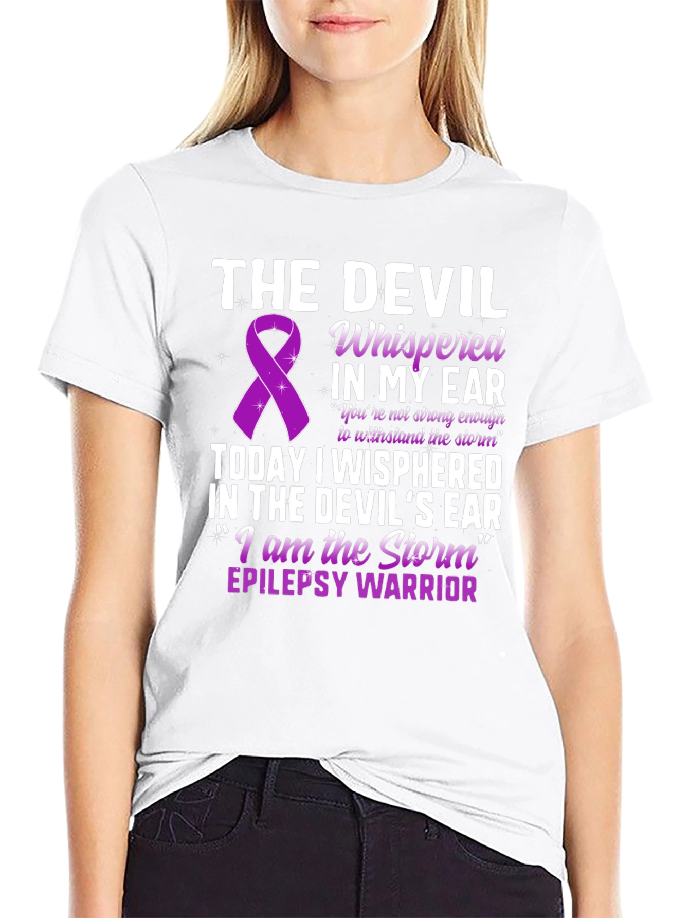 Epilepsy Warrior T-Shirt - The Devil Whispered