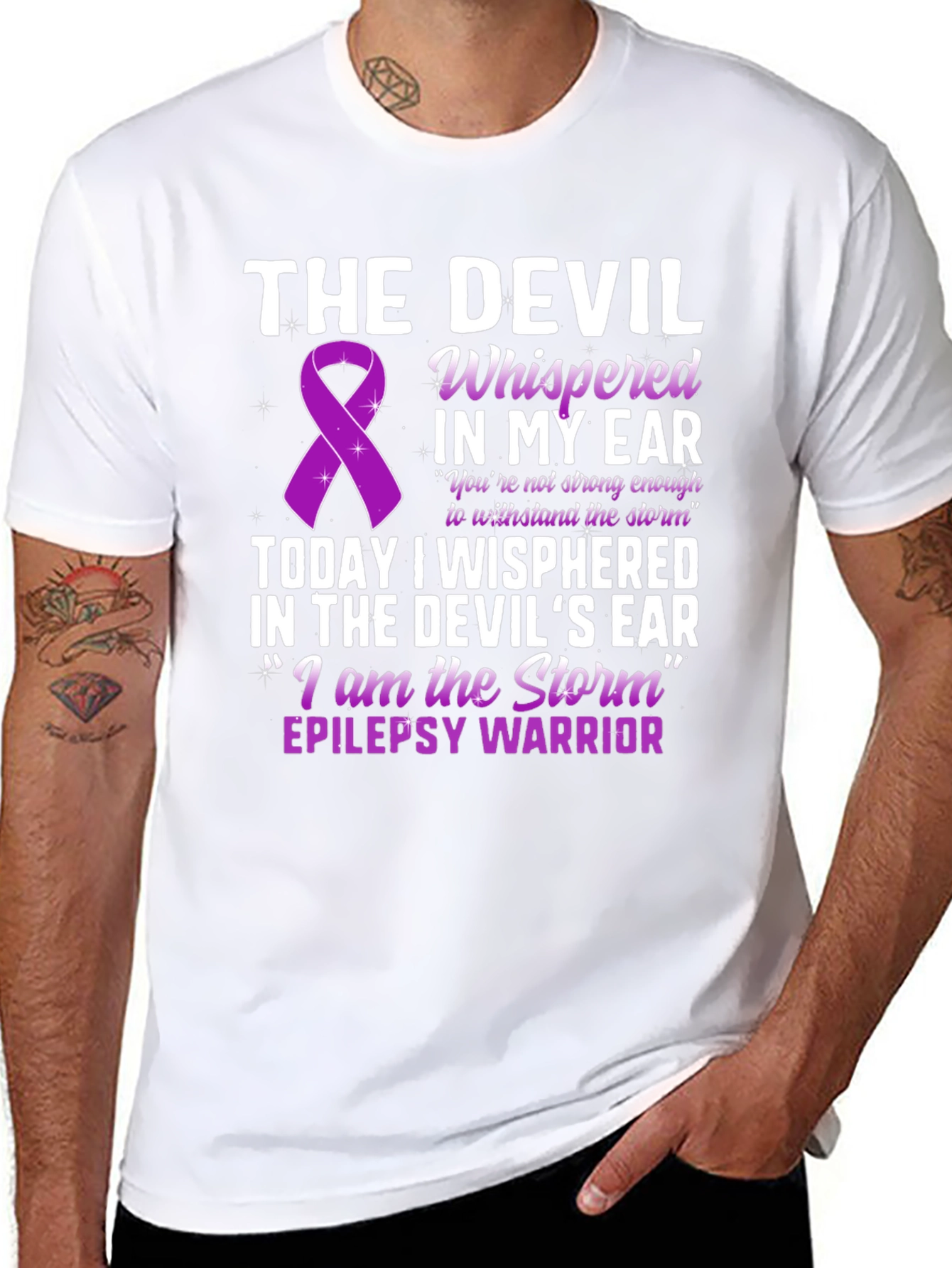 Epilepsy Warrior T-Shirt - The Devil Whispered