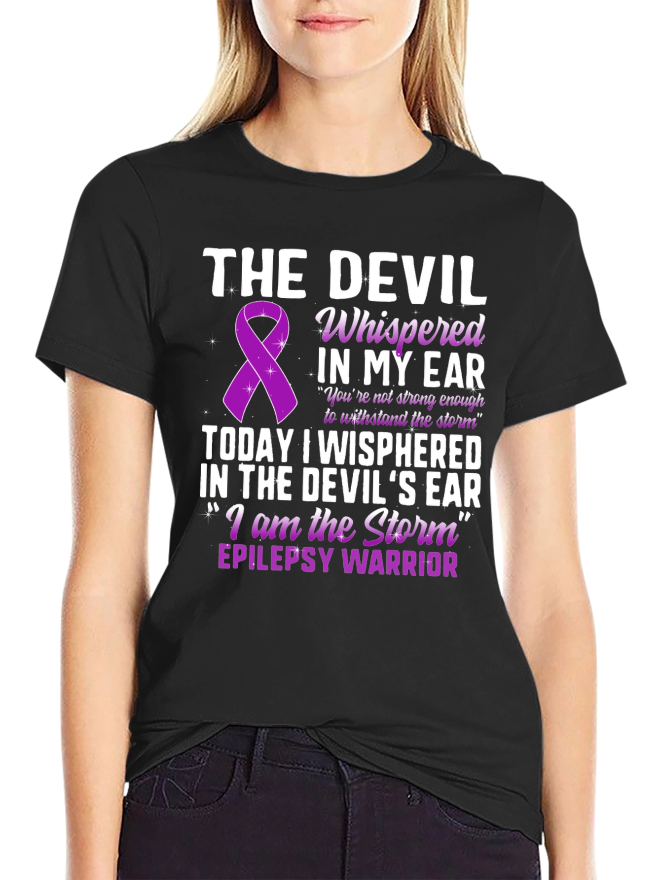 Epilepsy Warrior T-Shirt - The Devil Whispered