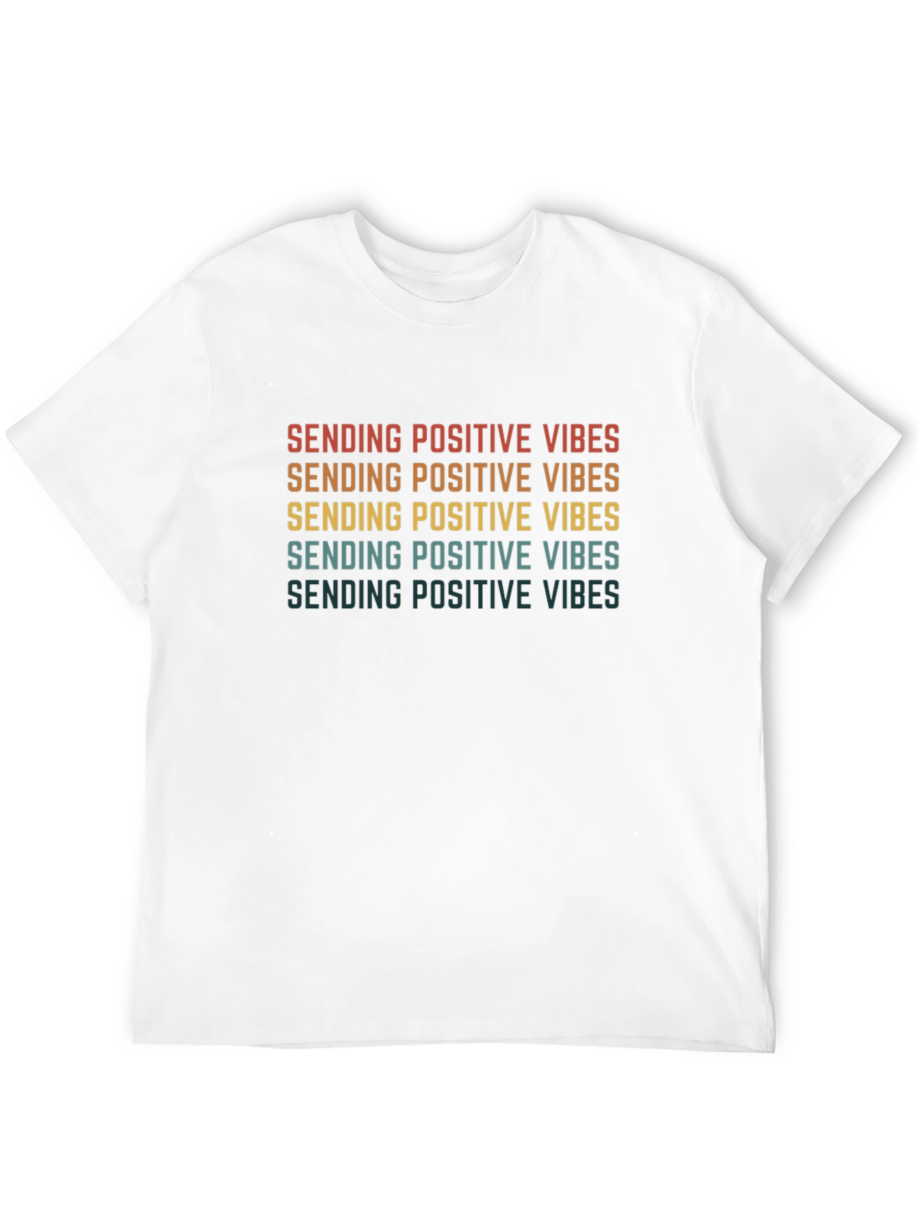 Positive Vibes Retro T-Shirt