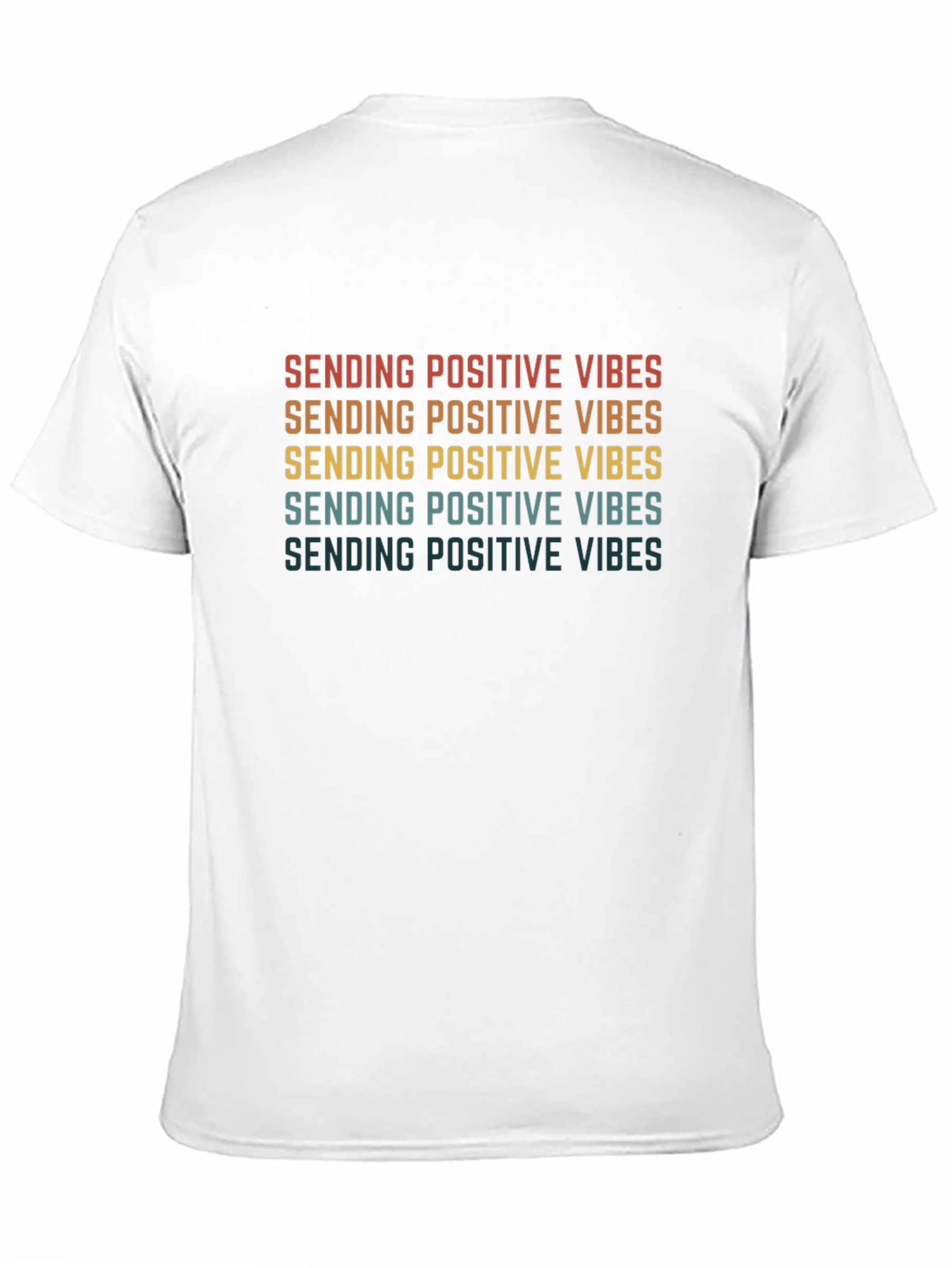 Positive Vibes Retro T-Shirt