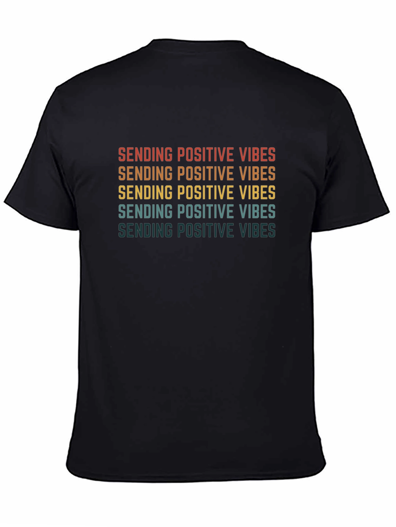Positive Vibes Retro T-Shirt