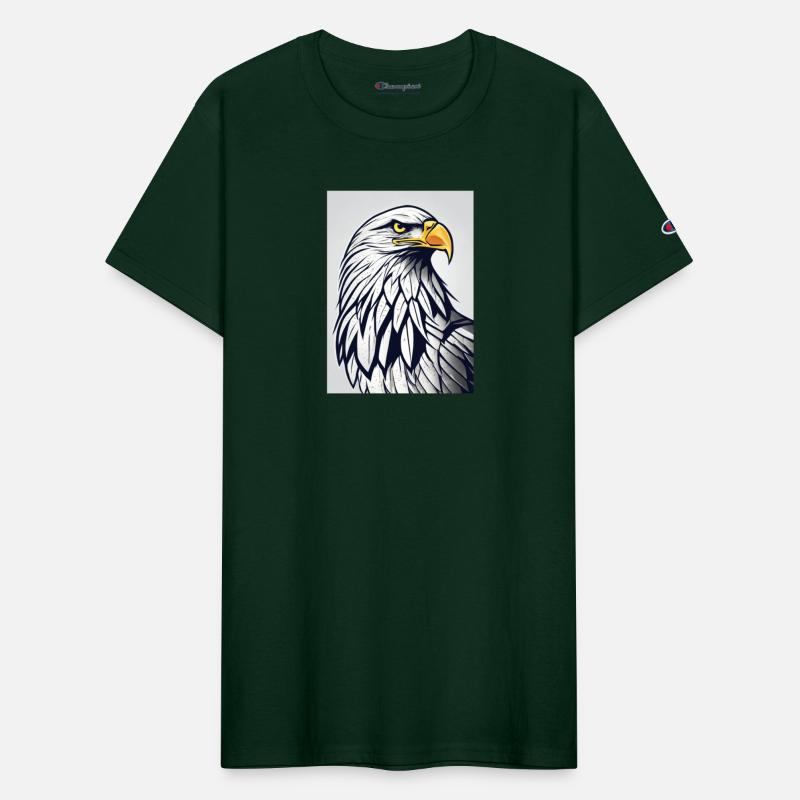 Eagle logo on the white background 1