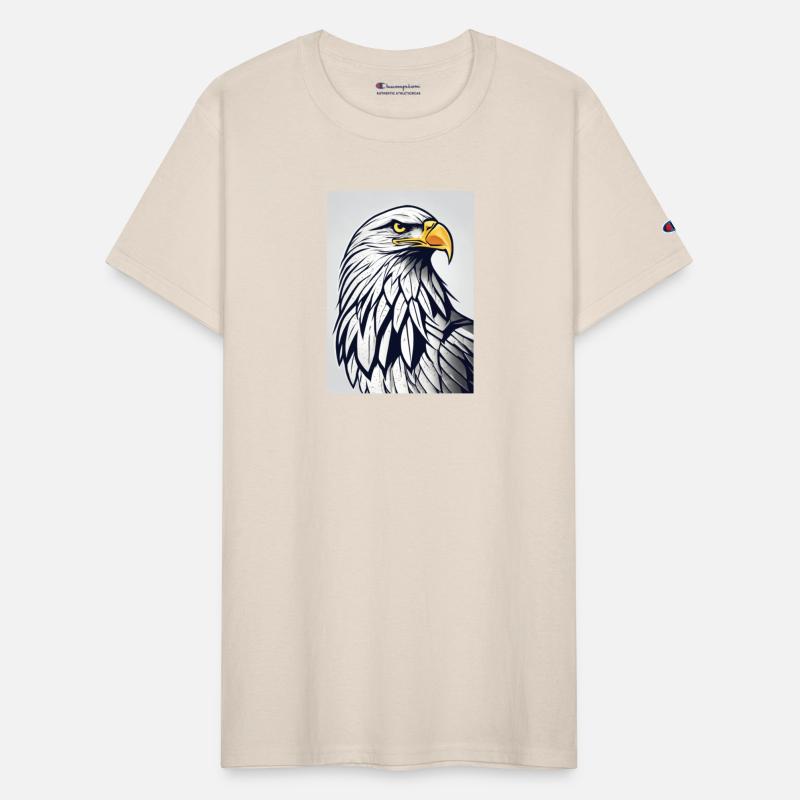 Eagle logo on the white background 1