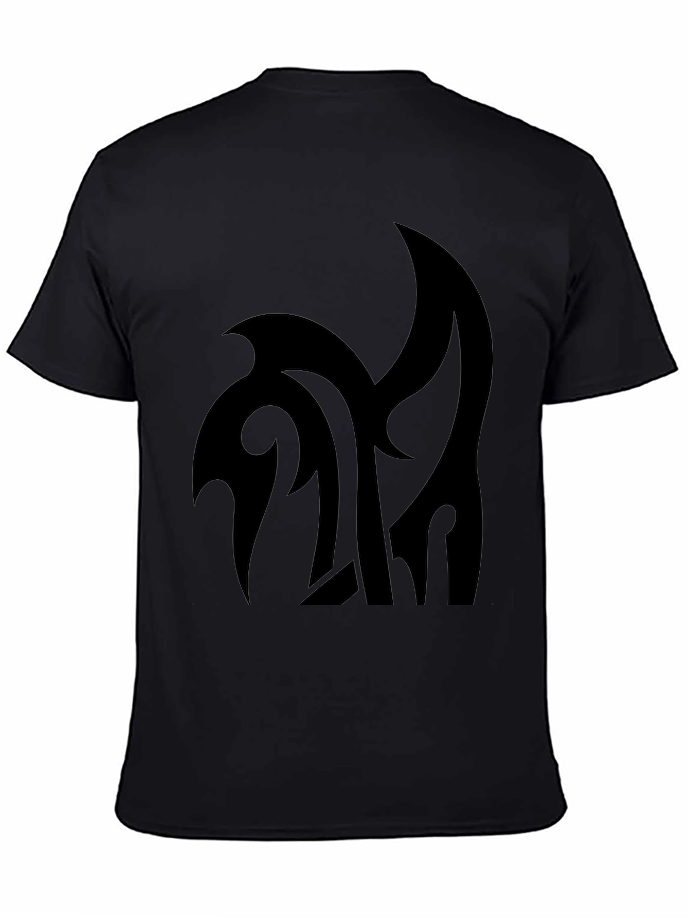 Stylish Black Graphic Tee - Modern Design