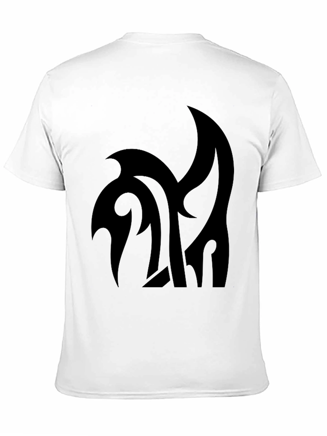 Stylish Black Graphic Tee - Modern Design