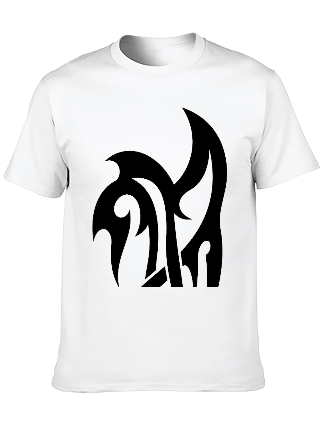 Stylish Black Graphic Tee - Modern Design